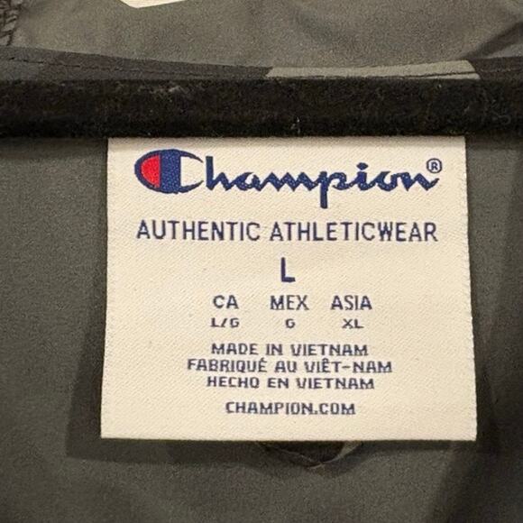 Champion Camo Jacket Mens Large Porsche Olympics Logo Stadium Gear Quarter Zip - Picture 4 of 13